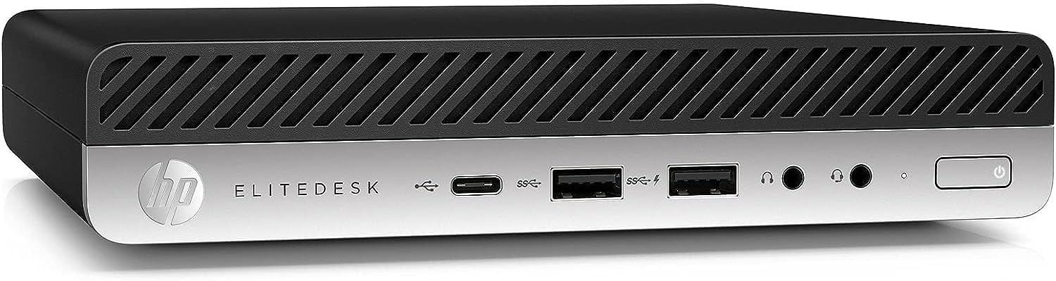 HP EliteDesk 800 G5 Mini Desktop - Intel Core i5-9500T 2.2GHz - 256GB - Black - 8GB RAM by HP - Image 2