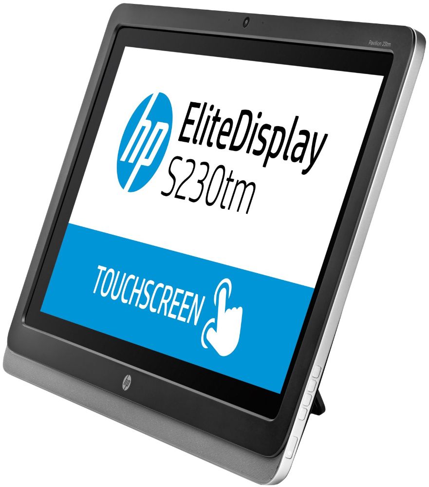HP EliteDisplay S230tm Touch Monitor 23" - Black/Silver - 23 Inch by HP - Image 3