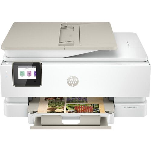 HP ENVY Inspire 7955e All-in-One Color Printer - White by HP - Refurbished - Very Good condition - US$177.49