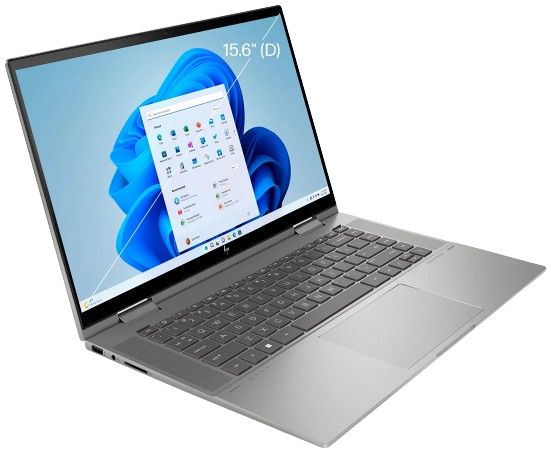 HP Envy x360 15-ew1082wm 2-in-1 Convertible Laptop 15.6" - Mineral Silver - Intel Core i7-1355U 1.7GHz - 12GB RAM - 512GB by HP - Image 2