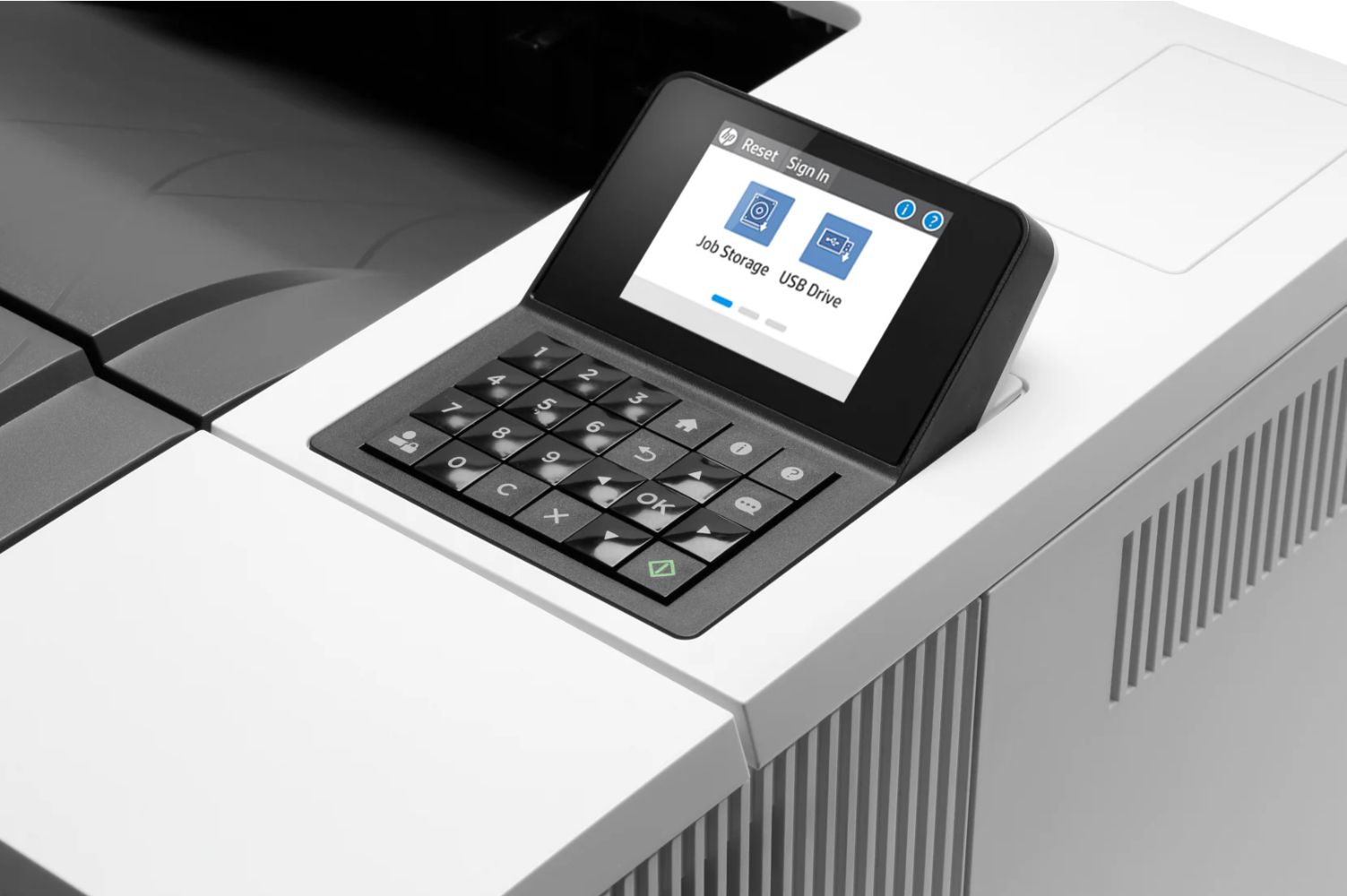 HP LaserJet Enterprise M507n Monochrome Laser Printer - White by HP - Image 5