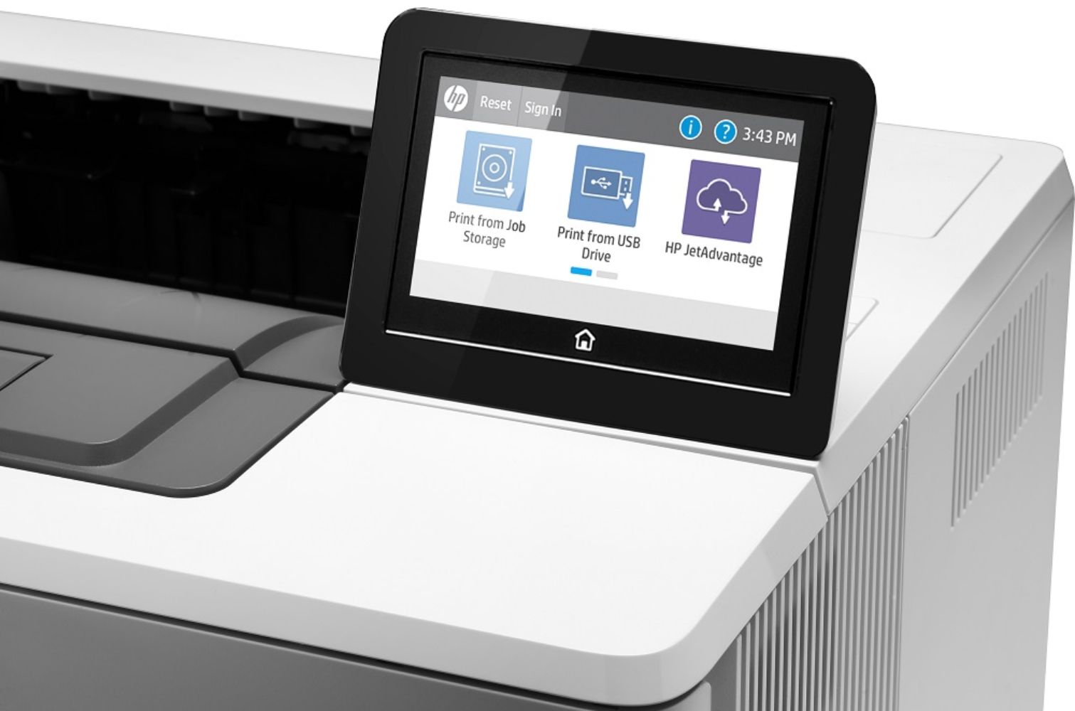 HP LaserJet Managed E50145dn Monochrome Laser Printer - White by HP - Image 5