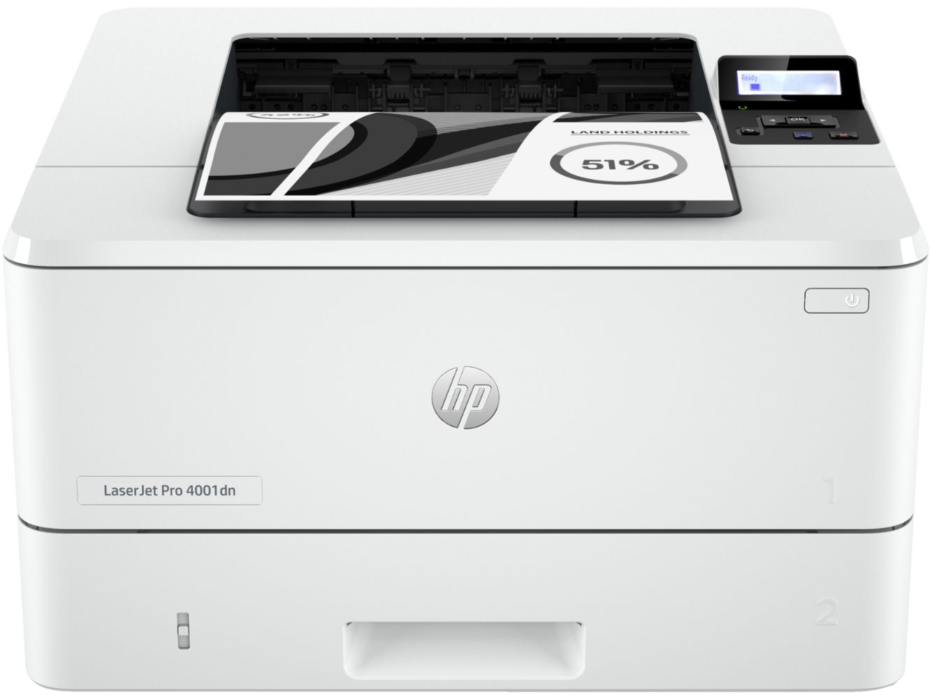 HP LaserJet Pro 4001dn Laser Printer - White by HP - Refurbished - Very Good condition - US$493.98