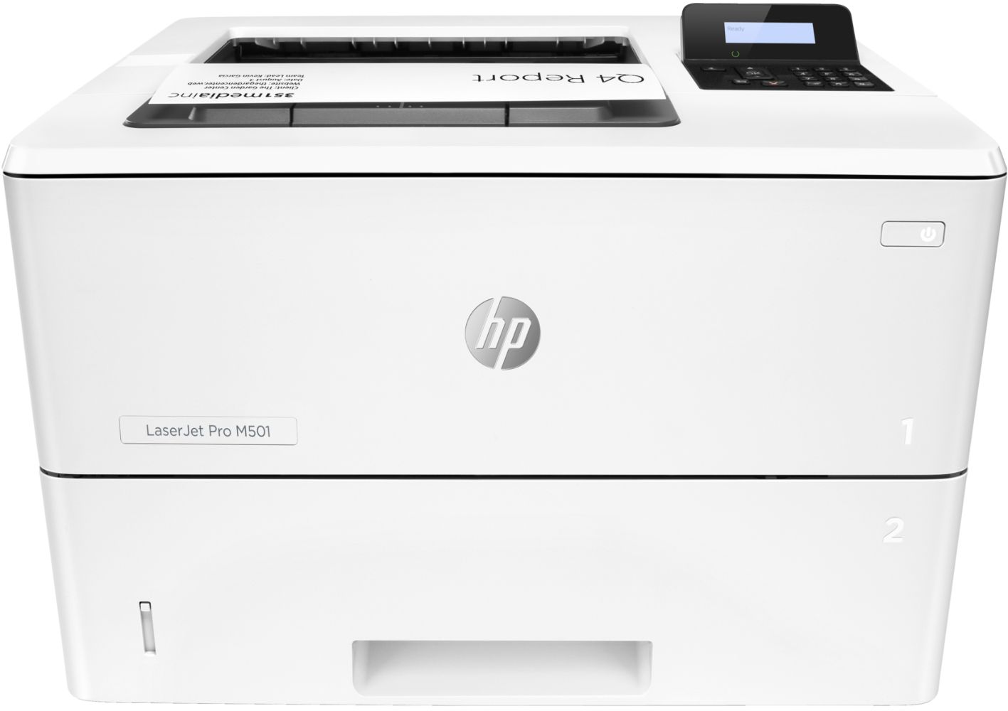 HP LaserJet Pro M501dn Monochrome Laser Printer - White by HP - Refurbished - Very Good condition