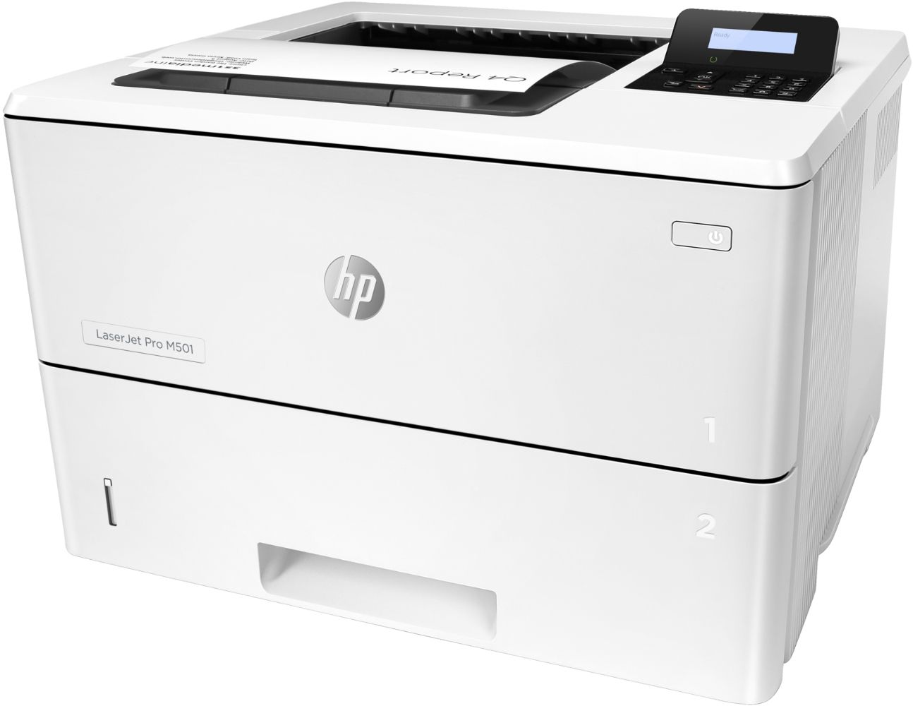 HP LaserJet Pro M501dn Monochrome Laser Printer - White by HP - Image 3