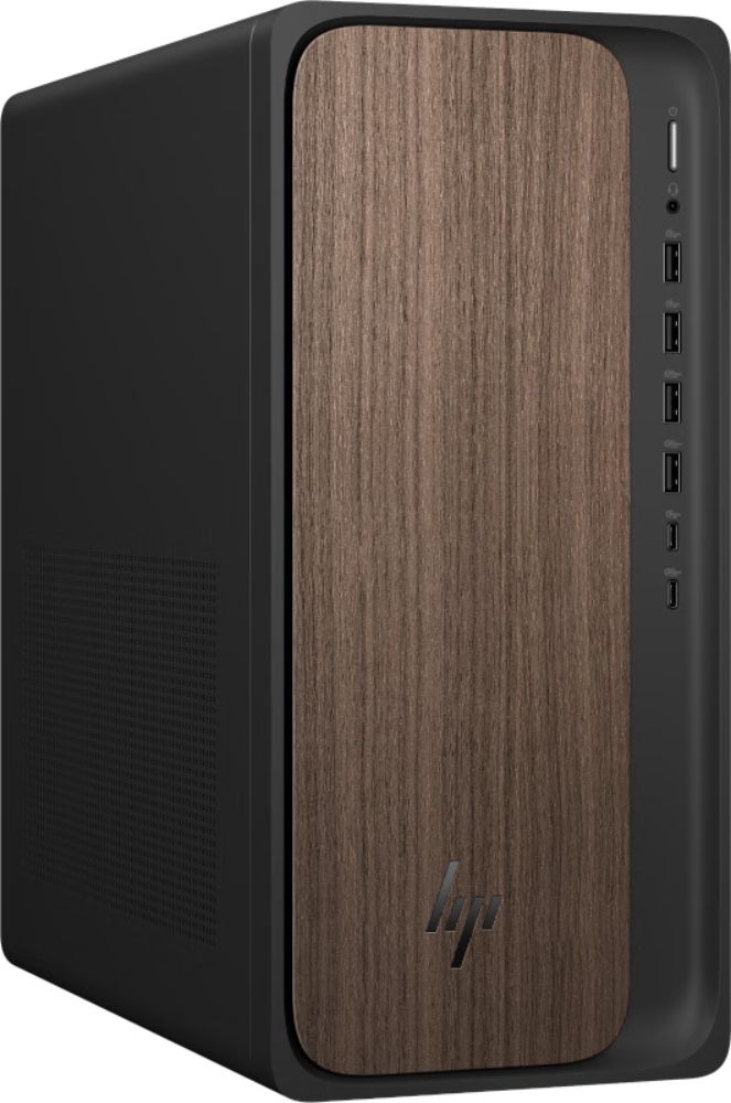 HP OmniDesk M03-0039 Desktop AI PC - Intel Core Ultra 7 265 1.8GHz - 2TB - Dark Wood - 32GB RAM by HP - Image 2