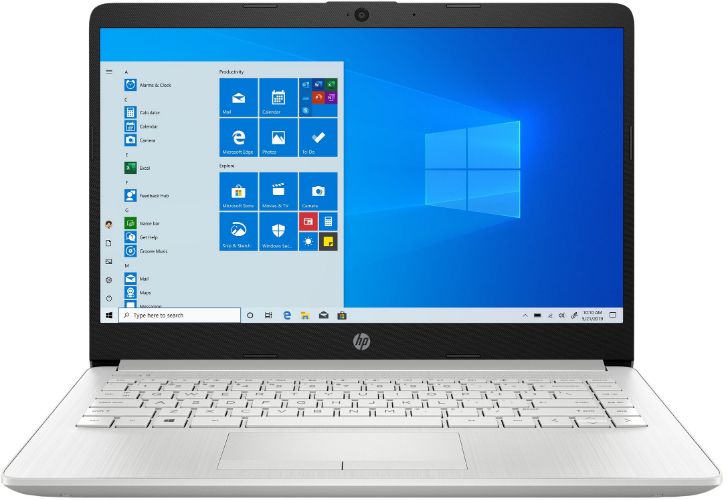 HP HP 14-dk1022wm Laptop 14" - AMD Ryzen 3 3250U 2.6GHz - 4GB - 128GB - Natural Silver - Very Good - Standard Battery by HP - Refurbished - Very Good condition - US$218.48