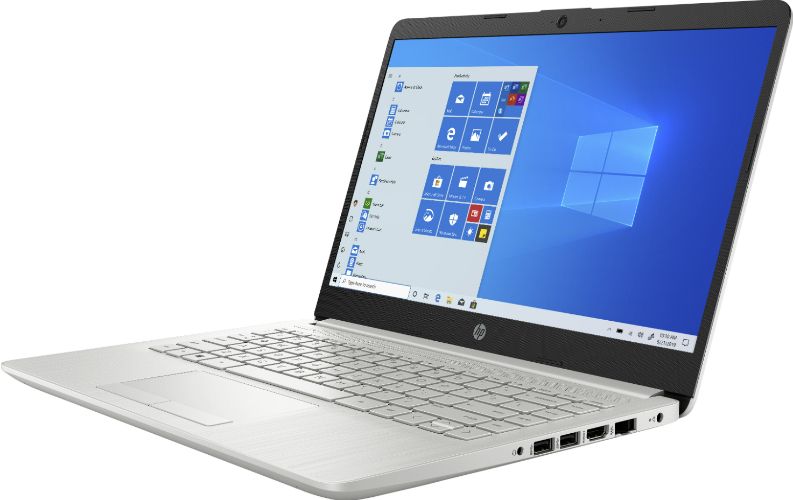 HP HP 14-dk1022wm Laptop 14" - AMD Ryzen 3 3250U 2.6GHz - 4GB - 128GB - Natural Silver - Very Good - Standard Battery by HP - Refurbished - Very Good condition - Image 3