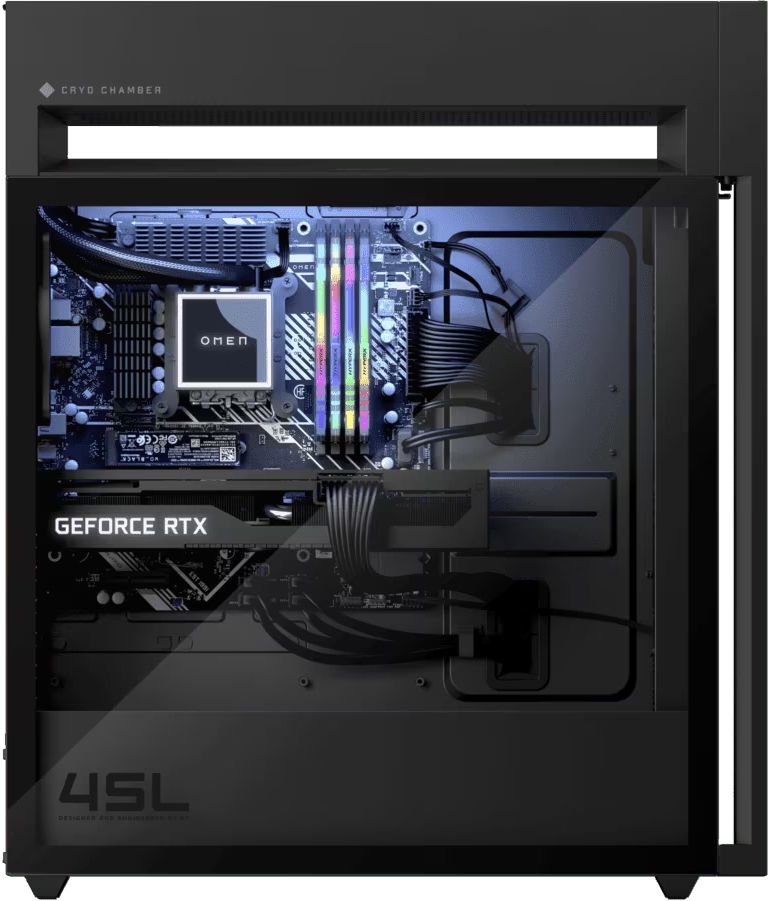 HP Omen 45L Gaming Desktop - Intel Core Ultra 7 265K 3.3GHz - 1TB - Shadow Black - 16GB RAM by HP - Image 4