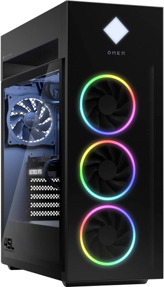 HP OMEN 45L GT22-3000i Gaming Desktop PC - Intel Core Ultra 7 265K 3.3GHz - 1TB - Black - 16GB RAM by HP - Image 2