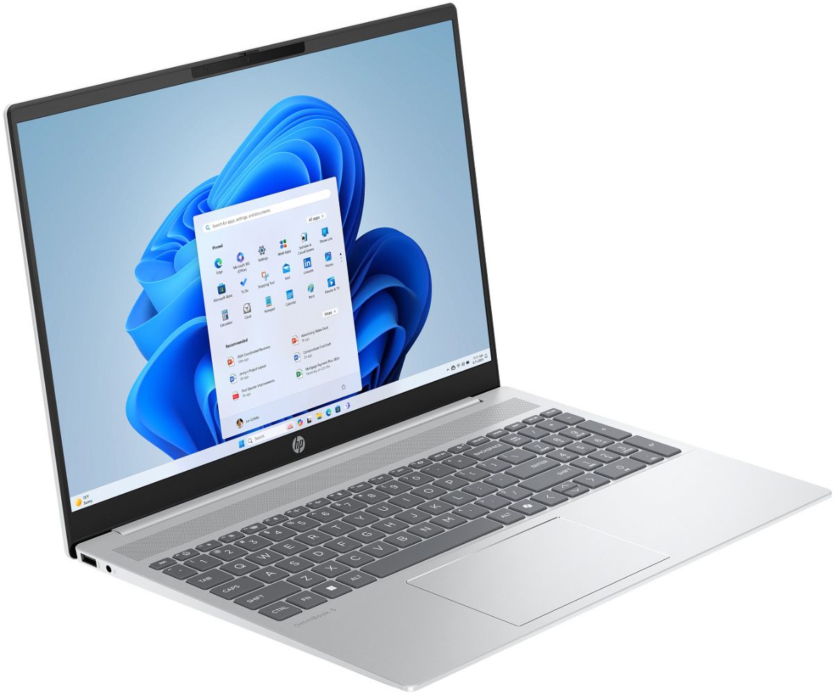 HP HP OmniBook 5 16-af1037nr AI Laptop 16" - Intel Core Ultra 7 255U 2.0GHz - 16GB - 512GB - Glacier Silver - 16 Inch - Very Good - Standard Battery by HP - Refurbished - Very Good condition - Image 2