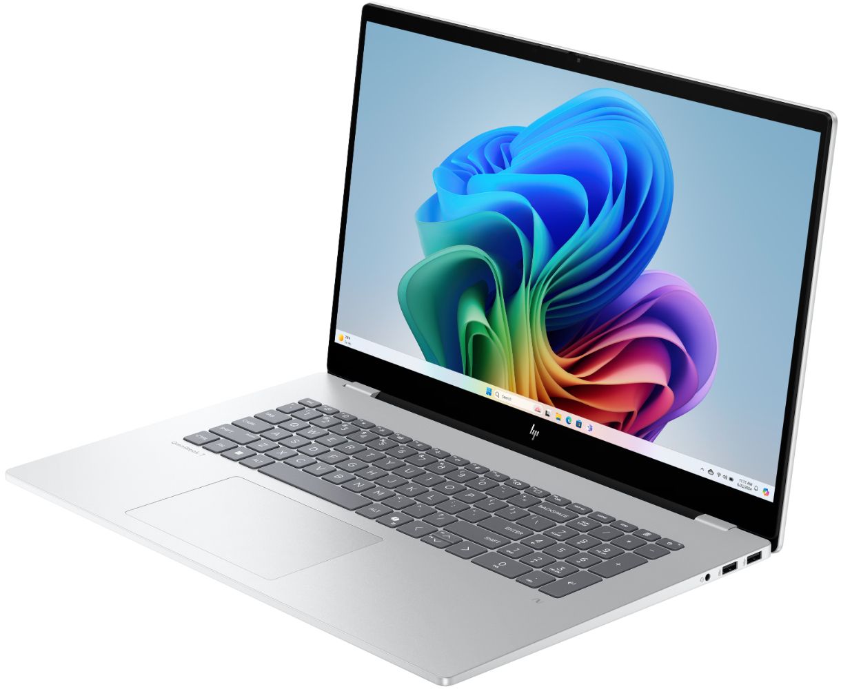 HP OmniBook 7 17-dc0013ca Next Gen AI Laptop 17.3" - Glacier Silver - Intel Core Ultra 7 258V 2.2GHz - 32GB RAM - 1TB by HP - Image 3