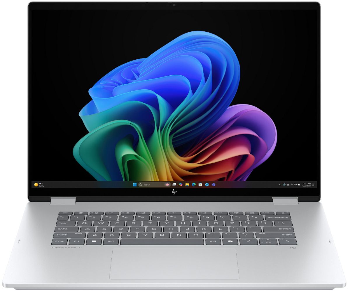 HP OmniBook 7 Flip 16-au0005st 2-in-1 Laptop Next Gen AI Laptop 16" - Glacier Silver - Intel Core Ultra 5 226V 2.1GHz - 16GB RAM - 512GB by HP - Refurbished - Very Good condition