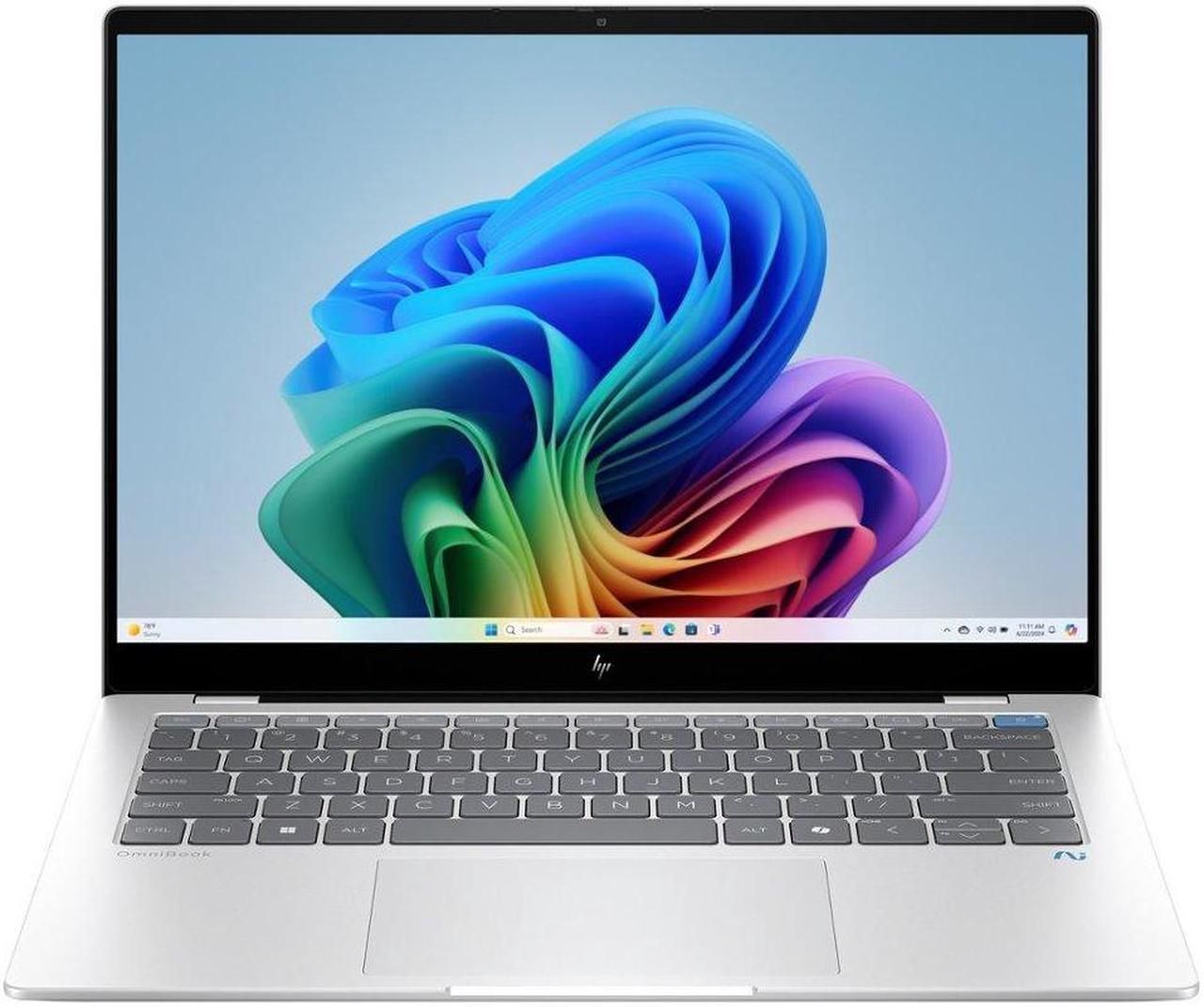 HP OmniBook X 14-fe1003dx Laptop 14" - Silver - Snapdragon X Plus X1P-42-100 3.2 GHz - 16GB RAM - 512GB by HP - Refurbished - Very Good condition - US$627.98