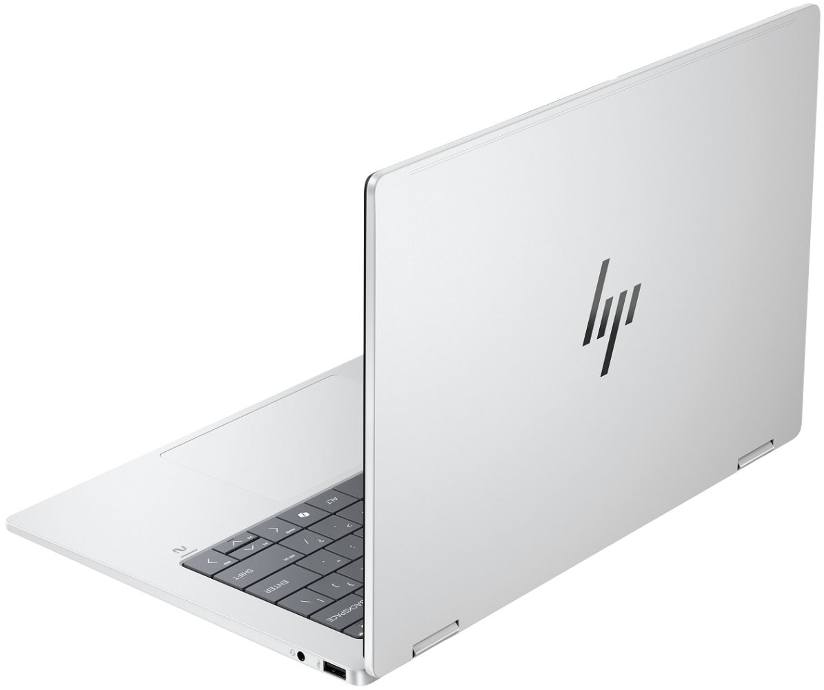 HP OmniBook X Flip 14-fm0047nr Next Gen AI 2-in-1 Laptop 14" - Glacier Silver - Intel Core Ultra 7 256V 2.2GHz - 16GB RAM - 512GB by HP - Image 8