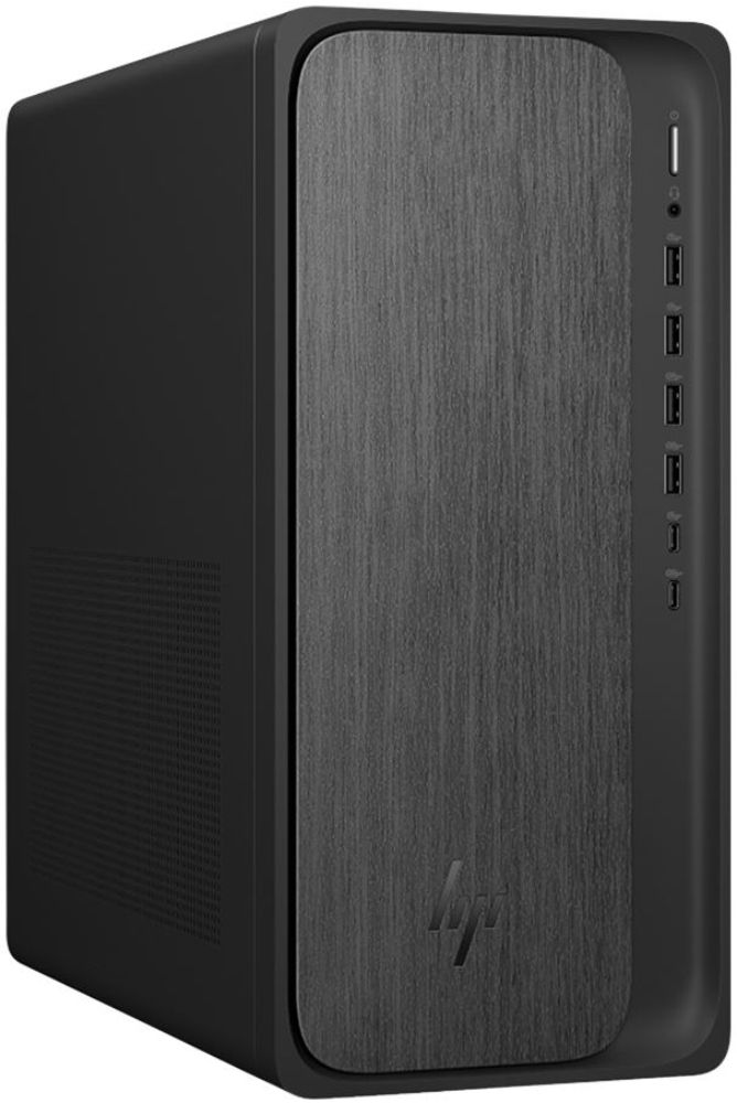 HP OmniDesk M02-0127c Tower Desktop - AMD Ryzen 7 8700G 4.2GHz - 1TB - Gray Wood - 32GB RAM by HP - Image 2