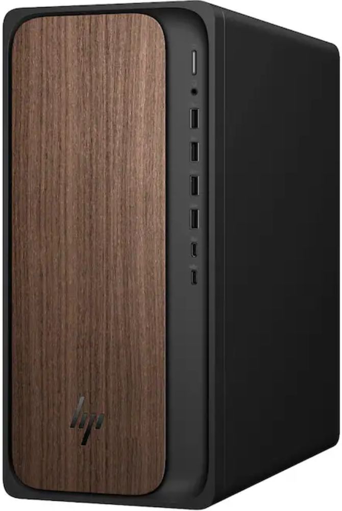 HP OmniDesk M03-0054 Desktop AI PC - Intel Core Ultra 7 265 2.4GHz - 1TB - Dark Wood - 16GB RAM by HP - Refurbished - Very Good condition - Image 3