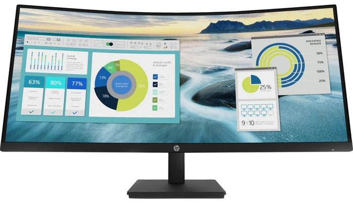 HP P34hc UWQHD Monitor 34" - Black - 34 Inch by HP - Refurbished - Very Good condition - US$338.98