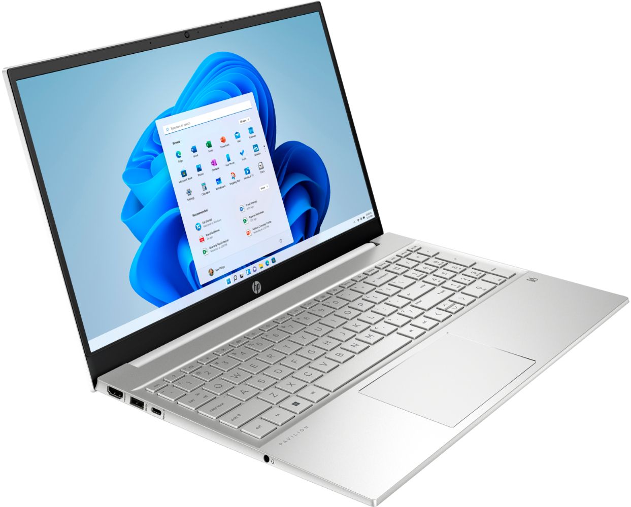 HP HP Pavilion 15t-eg000 Laptop 15.6" - Intel Core i5-1135G7 2.4GHz - 8GB - 512GB - Natural Silver - 15.6 Inch - Very Good - Standard Battery by HP - Refurbished - Very Good condition - Image 2