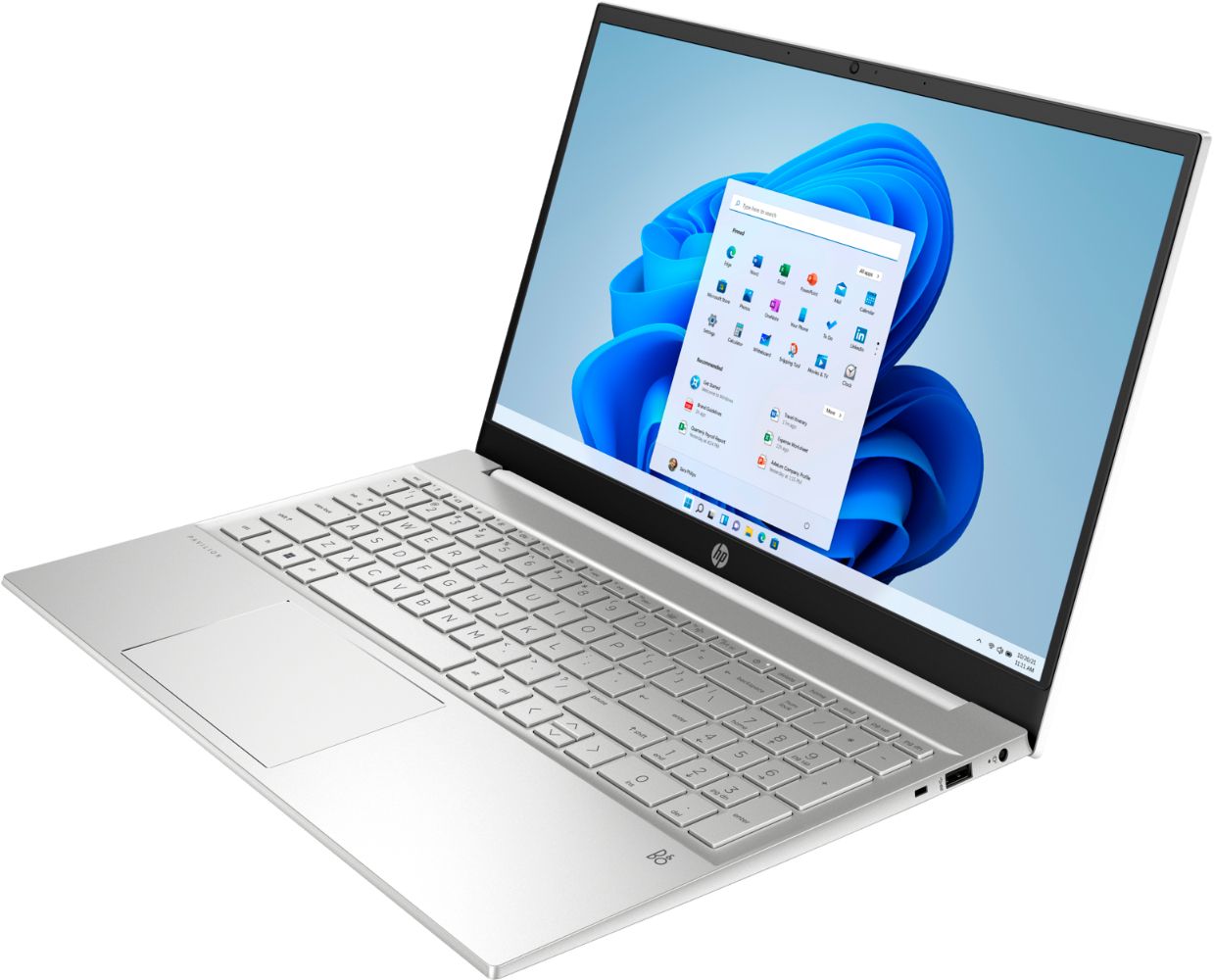 HP HP Pavilion 15t-eg000 Laptop 15.6" - Intel Core i5-1135G7 2.4GHz - 8GB - 512GB - Natural Silver - 15.6 Inch - Very Good - Standard Battery by HP - Refurbished - Very Good condition - Image 3