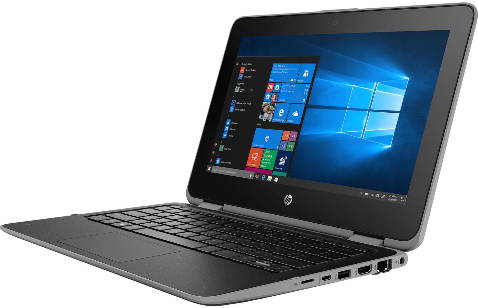 HP HP ProBook x360 11 G4 EE Notebook PC 11.6" - Intel Celeron N5100 1.1GHz - 8GB - 64GB - Black - 11.6 Inch - Very Good by HP - Refurbished - Very Good condition - Image 3