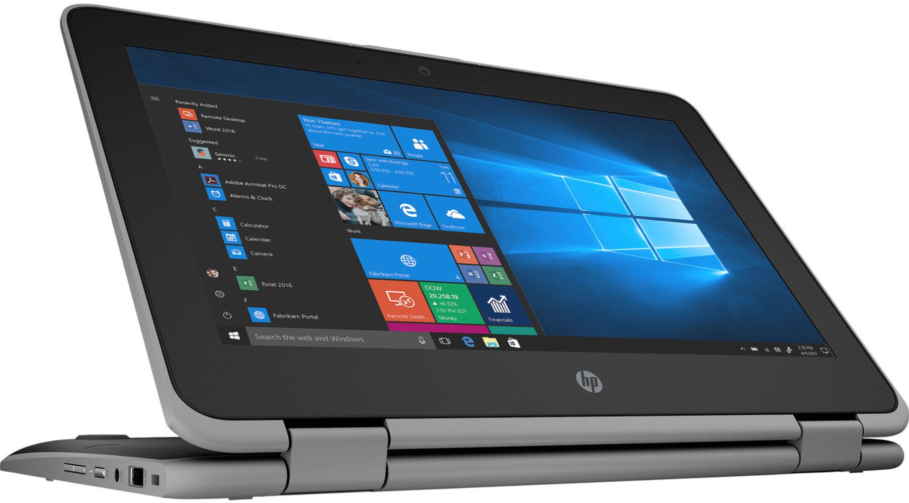 HP HP ProBook x360 11 G4 EE Notebook PC 11.6" - Intel Celeron N5100 1.1GHz - 8GB - 64GB - Black - 11.6 Inch - Very Good by HP - Refurbished - Very Good condition - Image 5