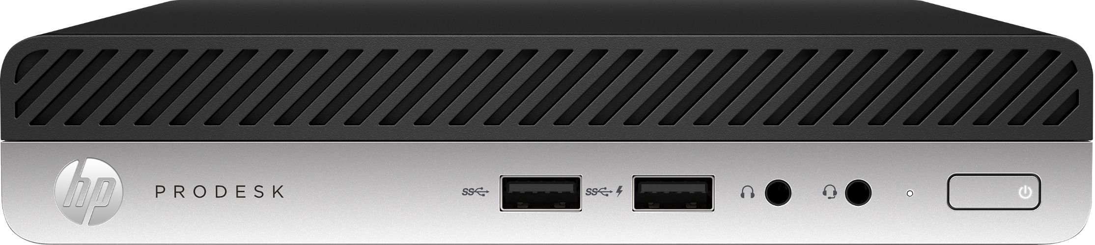 HP ProDesk 400 G4 Mini Desktop PC - Intel Core i5-8500T 2.1GHz - 256GB - Black - 8GB RAM by HP - Refurbished - Very Good condition - CA$252.49