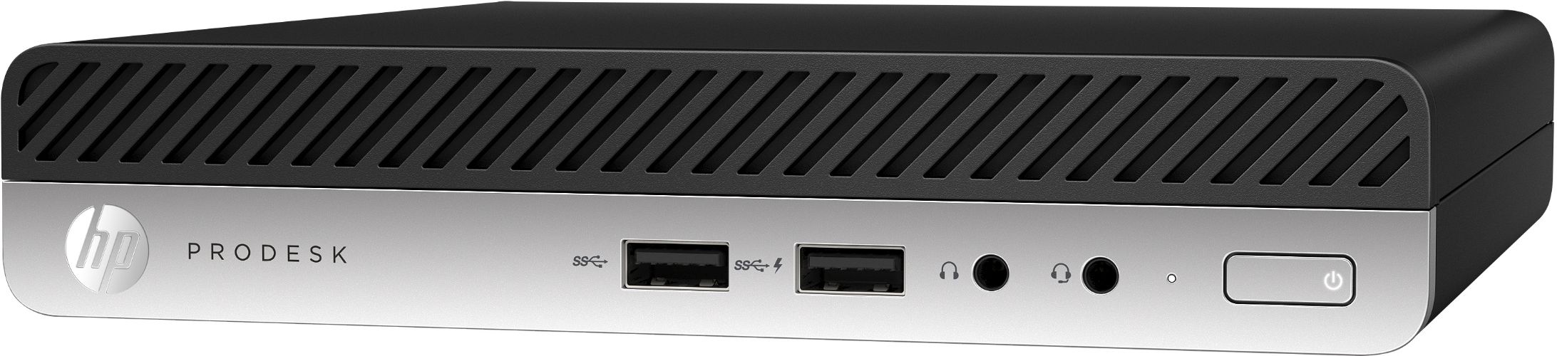 HP ProDesk 400 G4 Mini Desktop PC - Intel Core i5-8500T 2.1GHz - 256GB - Black - 8GB RAM by HP - Image 2