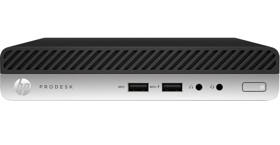 HP ProDesk 400 G5 Mini Desktop PC - Intel Core i5-9500T 2.2GHz - 500GB - Black - 4GB RAM by HP - Refurbished - Very Good condition - US$202.48