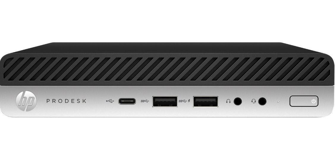 HP ProDesk 600 G5 Mini i5-9500T 2.2GHz - 256GB - Black - 16GB RAM by HP - Refurbished - Very Good condition - CA$354.94