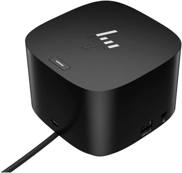 HP Thunderbolt Dock 120W G4 - Black by HP - Refurbished - Very Good condition - US$504.99