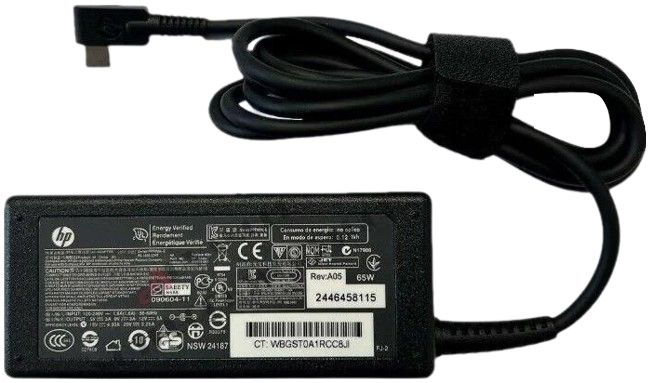 HP USB-Type-C Charger AC Adapter - Black by HP - Refurbished - Very Good condition - CA$40.98