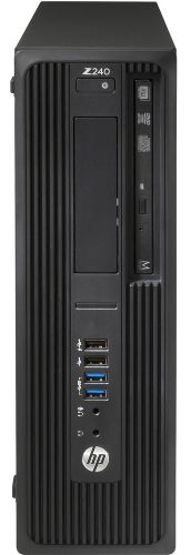 HP Z240 SFF Workstation - Intel Core i5-7500 3.4GHz - 256GB - Black - 8GB RAM by HP - Refurbished - Very Good condition - US$182.48