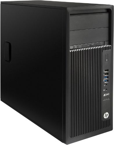 HP Z240 Workstation Tower Desktop - Intel Xeon E3-1230 v5 3.4GHz - 256GB - Black - 16GB RAM by HP - Image 2