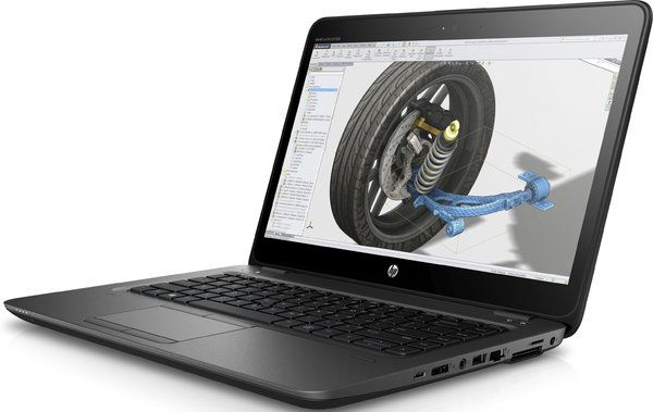 HP HP ZBook 14U G4 Mobile Workstation Laptop 14" - Intel Core i7-7500U 2.7GHz - 8GB - 256GB - Black - 14 Inch - Good - New Battery by HP - Refurbished - Good condition - Image 3