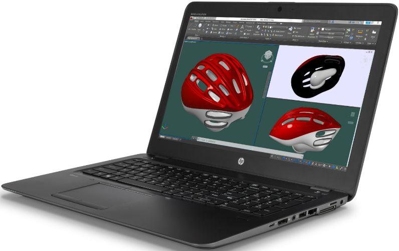 HP ZBook 15u G5 Mobile Workstation Laptop 15.6" - Black - Intel Core i7-8650U 1.9GHz - 16GB RAM - 256GB by HP - Image 3