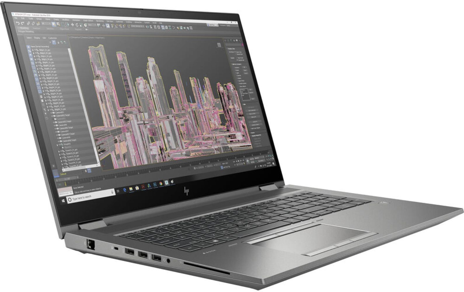 HP ZBook Fury 17 G7 Mobile Workstation Laptop 17.3" - Turbo Silver - Intel Core i7-10750H 2.6GHz - 32GB RAM - 512GB by HP - Image 2