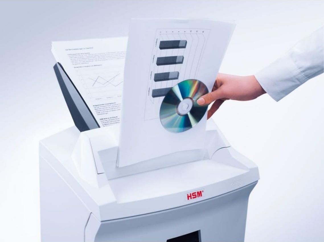 HSM HSM Securio AF150c Level P-5 Auto Feed Shredder - White by HSM - Image 8
