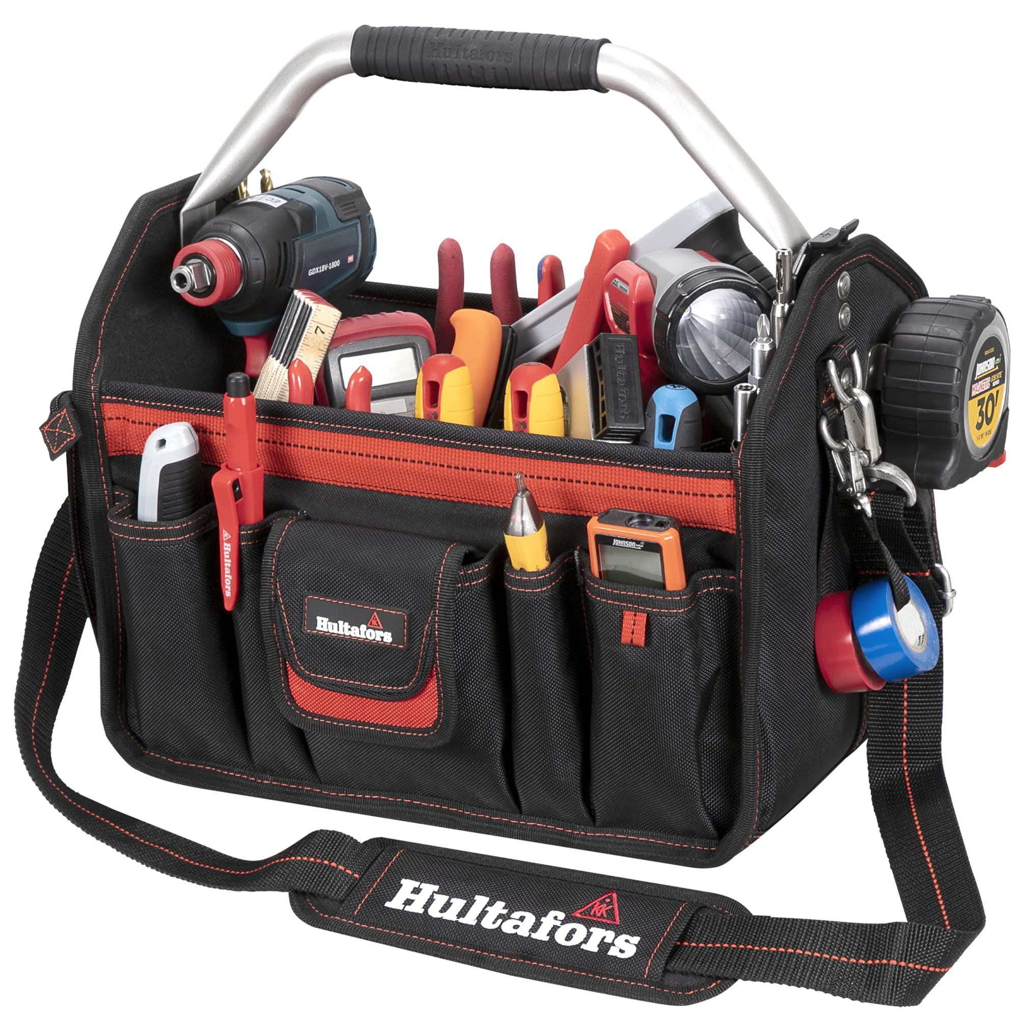 Hultafors Work Gear HT5587 Open-Top Tool Carrier - Black by Hultafors - Refurbished - Like New condition - Image 2