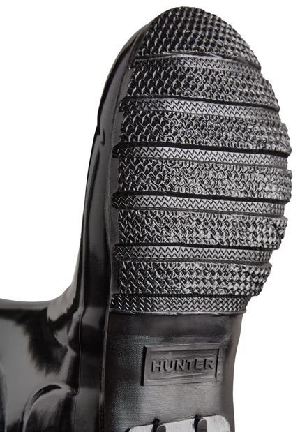 Hunter Women's Original Tall Gloss Rain Boots 8 - Black by Hunter - Image 4