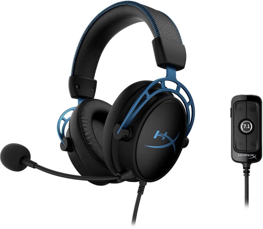 HyperX Cloud Alpha S USB Gaming Headset - Blue by HyperX - Image 3
