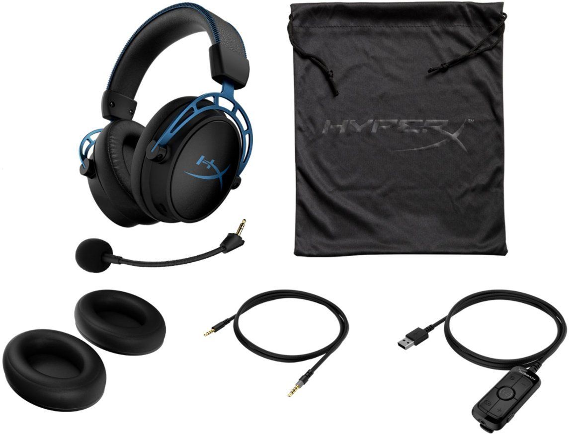 HyperX Cloud Alpha S USB Gaming Headset - Blue by HyperX - Image 6