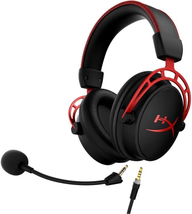 HyperX Cloud Alpha Wired Gaming Headset - Black/Red by HyperX - Image 4