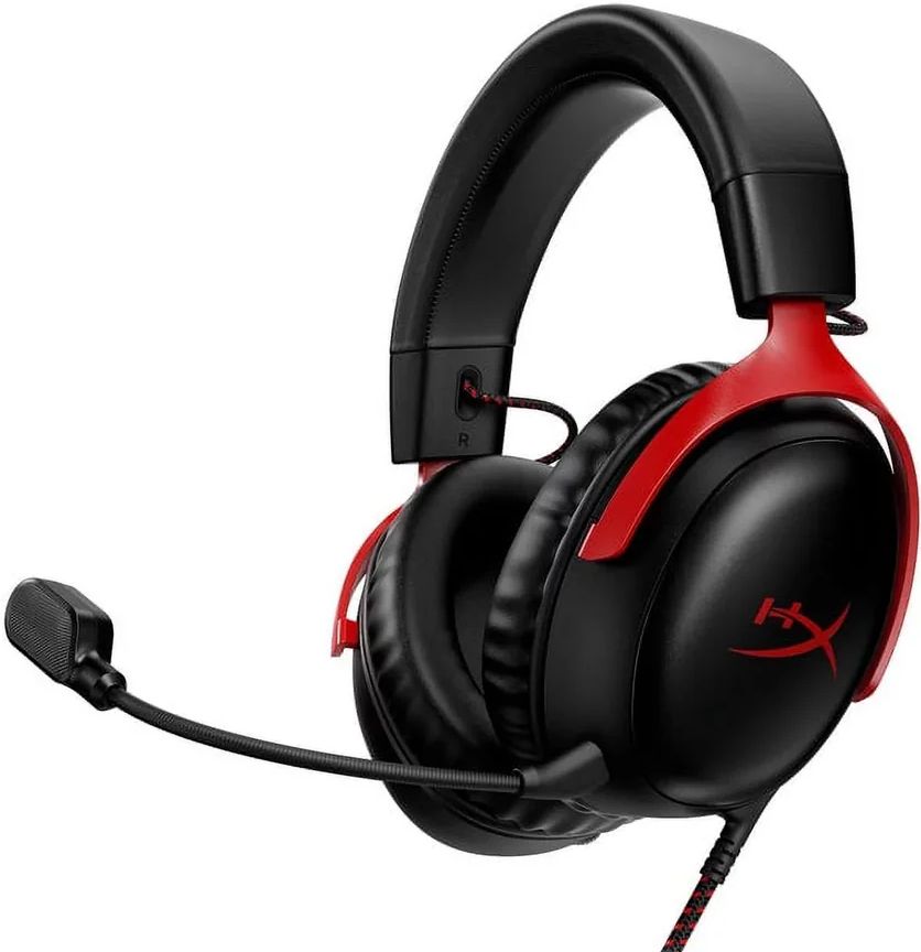 HyperX Cloud III Wired Gaming Headset - Black/Red by HyperX - Image 3