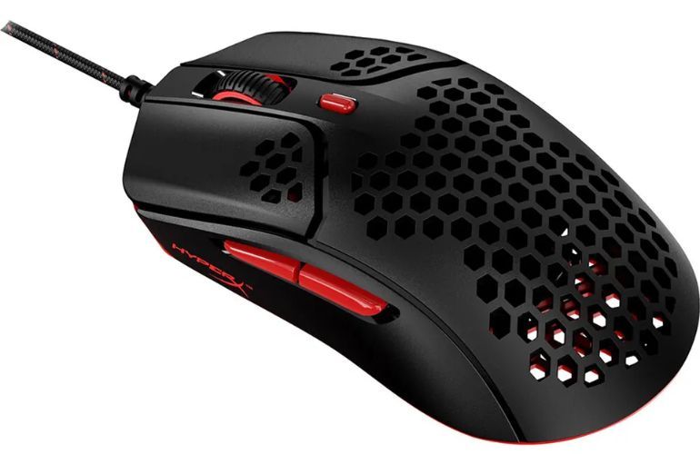 HyperX Pulsefire Haste Wired Gaming Mouse - Black/Red by HyperX - Refurbished - Very Good condition - Image 2
