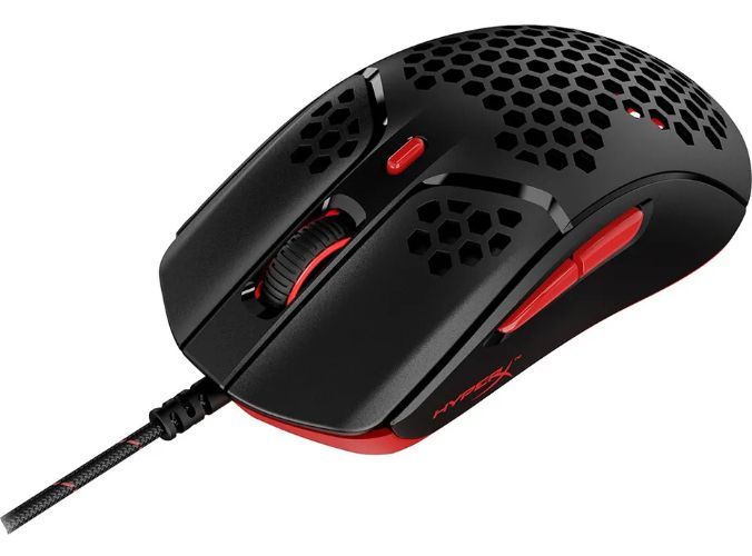 HyperX Pulsefire Haste Wired Gaming Mouse - Black/Red by HyperX - Refurbished - Very Good condition - Image 3