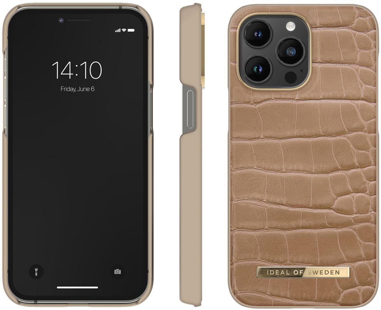 iDeal of Sweden Atelier Phone Case for iPhone 13 Pro Max - Camel Croco by iDeal of Sweden - Refurbished - Brand New condition - Image 4