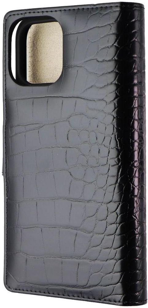iDeal of Sweden Cora Phone Wallet Phone Case for Apple iPhone 12 Pro Max - Jet Black Croco by iDeal of Sweden - Refurbished - Brand New condition - US$14.42