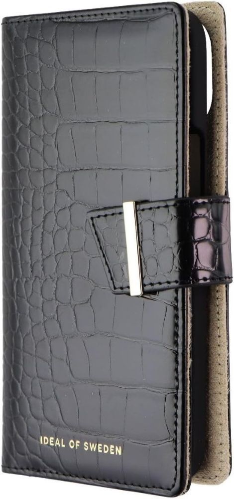 iDeal of Sweden Cora Phone Wallet Phone Case for Apple iPhone 12 Pro Max - Jet Black Croco by iDeal of Sweden - Refurbished - Brand New condition - Image 2