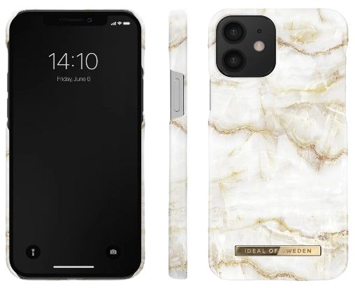 iDeal of Sweden Fashion Phone Case for iPhone 12 mini - Golden Pearl Marble by iDeal of Sweden - Refurbished - Brand New condition - Image 2